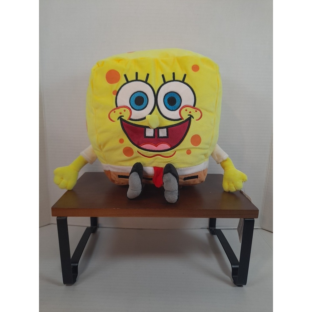 NWT SpongeBob‎ SquarePants Stuffed Plush 13"x8" Mecmeka Troboll